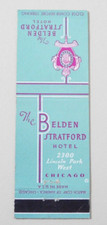 THE BELDEN STRATFORD HOTEL MATCHBOOK COVER * CHICAGO, ILLINOIS