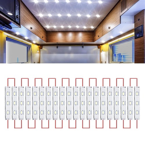 12V LED Interior Light Cargo 60 LED Van Interior Lights Module Enclosed ...