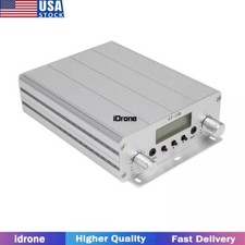 76MHz-113MHz 15W FM Broadcast Transmitter Stereo PLL FM Radio Broadcast Station