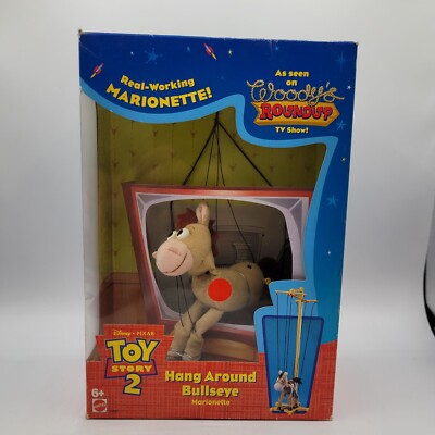 Toy Story 2 Woody's Roundup Hang Around Bullseye Marionette NEW Vintage
