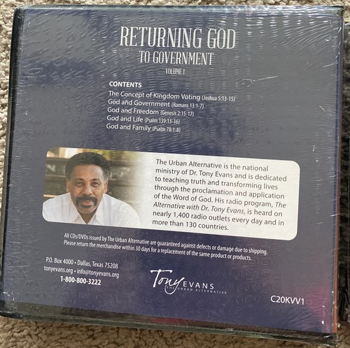Tony Evans CD “Returning God to Government” vol 1 & vol 2 - Picture 5 of 6