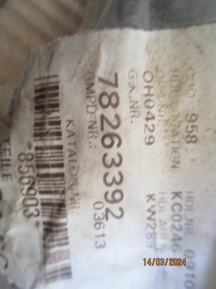 Opel Corsa B D E Astra J Adam Schelle Auspuffschelle Rohr 145x49,5/45 NEU orig. - Bild 4 von 4