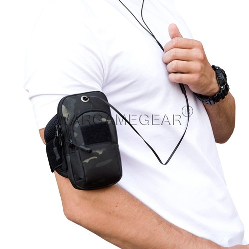 Tactical Molle Arm Bags Phone Pouches Outdoor Purse Handbag Military Wallet Case - Picture 10 of 20