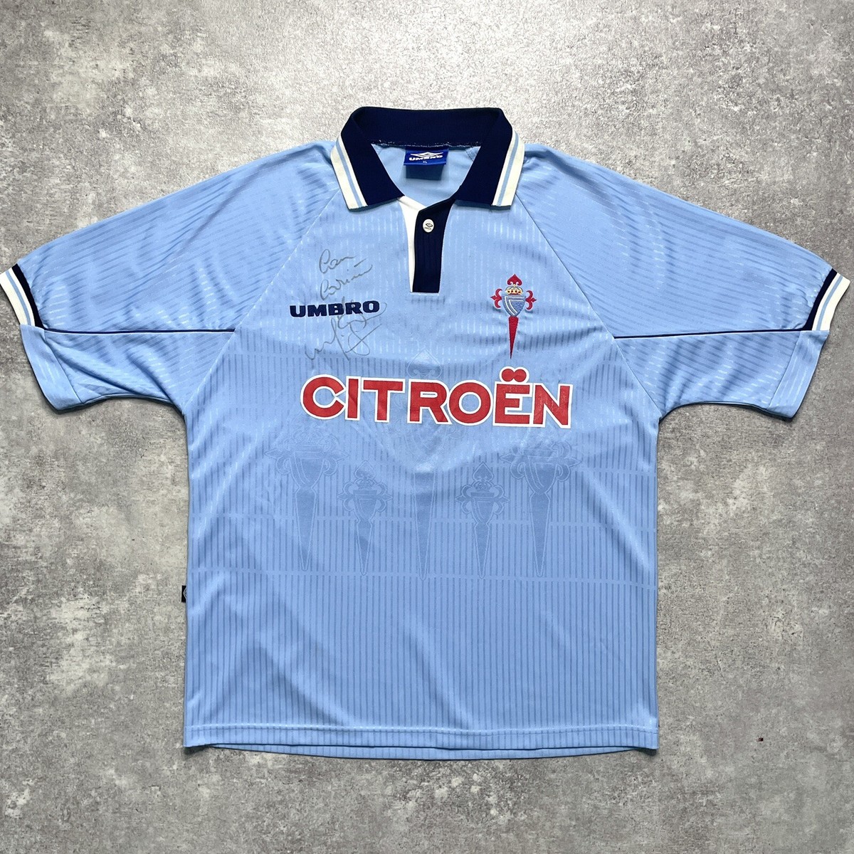 セルタ　Celta de Vigo Umbro サッカー　ユニフォーム　Mサイズ Celta Vigo 1999 - 2001 Home football Umbro shirt size Medium