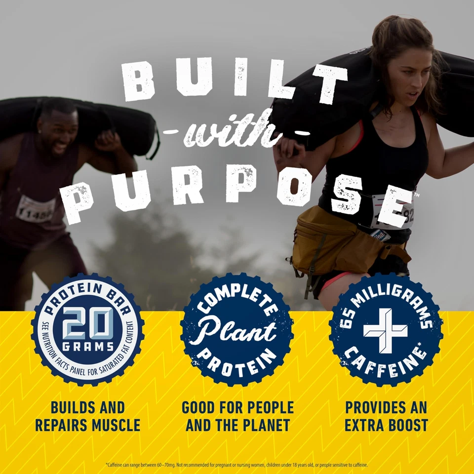 Barritas proteicas de cafeína CLIF Builders 12 unidades masa para galletas con chispas de chocolate Foto 4 de 4