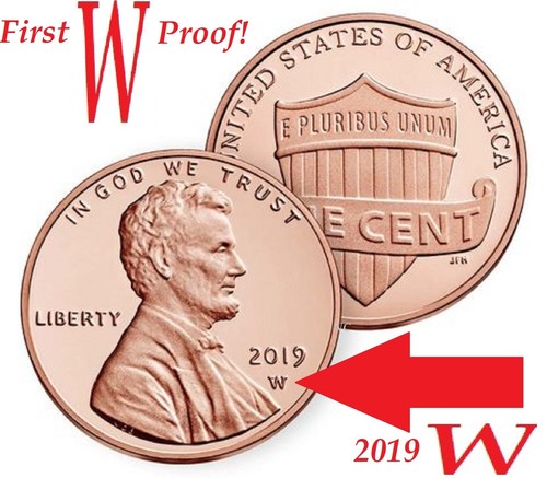 2019 W West Point Premium PP Lincoln Shield Cent Penny Münze Deep Cameo GEM  - Bild 1 von 2