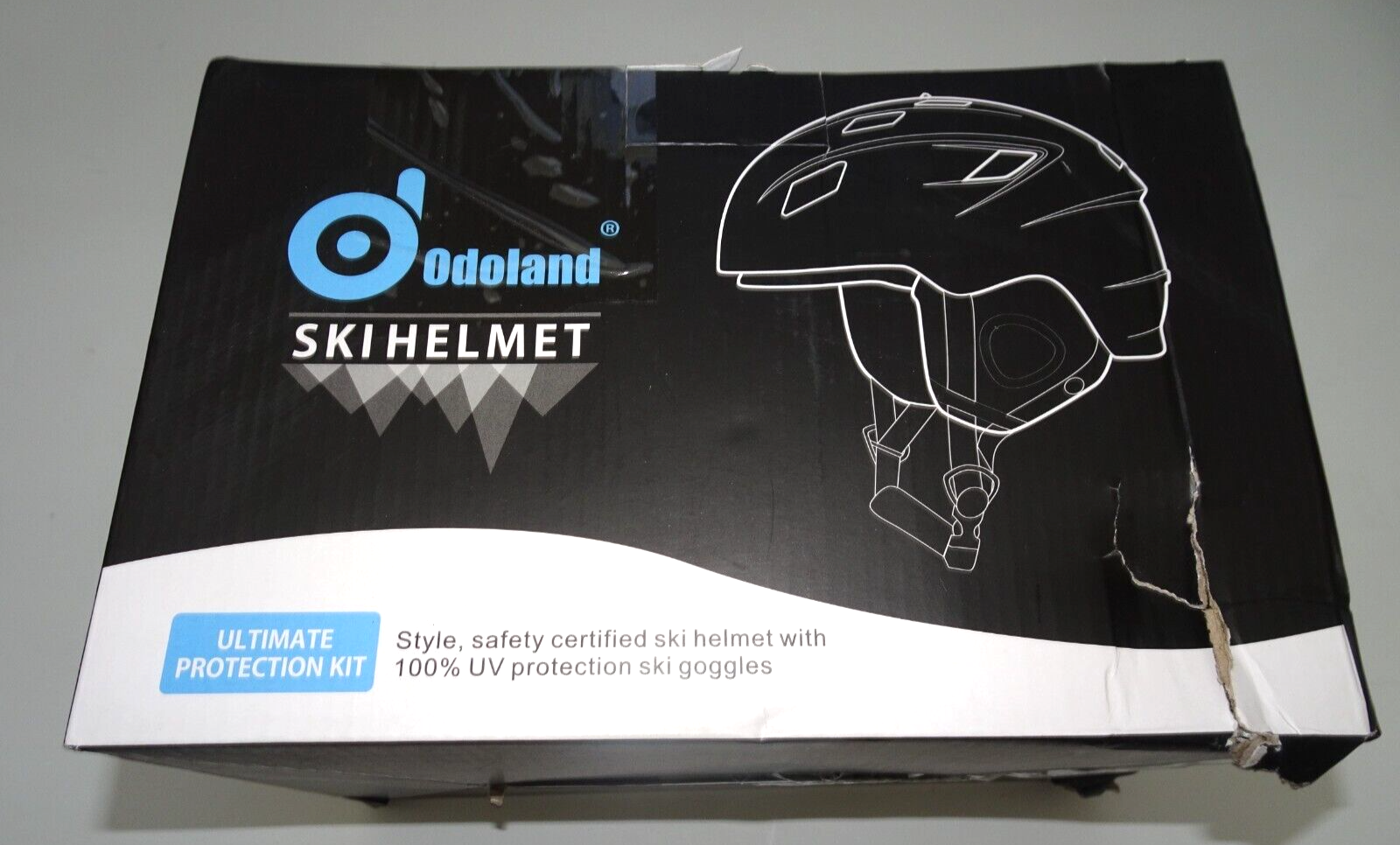 Odoland Snow Ski Helmet and Goggles Set, Sports Helmet and Protective