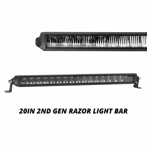 XKGLOW 20" RAZOR LIGHT BAR AUX HIGH BEAM WITHOUT HARNESS XK064020-D