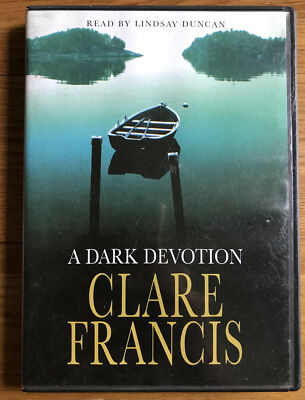 Clare Francis 3x CD Audio. Book (1997) A Dark Devotion Lindsay Duncan