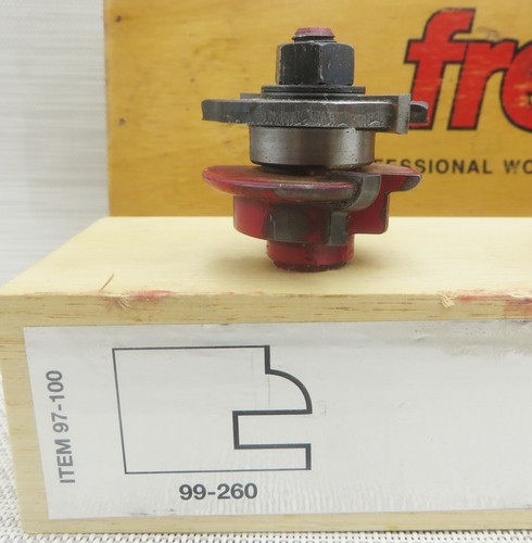 Freud 97-100 Professionelle Holzbearbeitung ROUTER Bit Set Holzkoffer Made in Italy - Bild 6 von 7