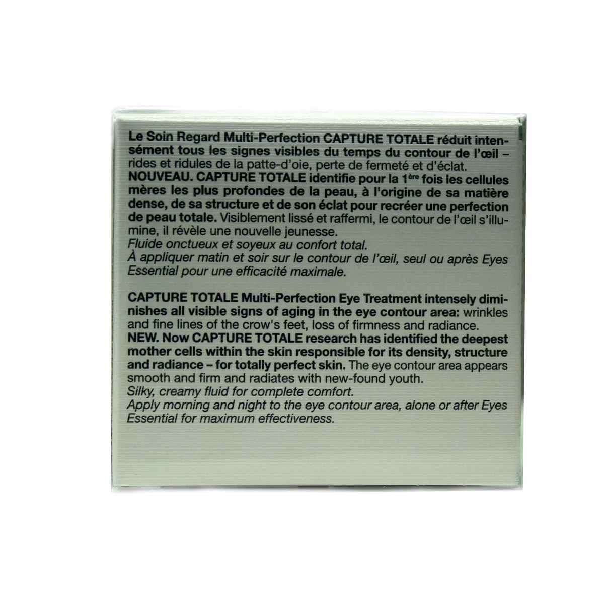 CHRISTIAN DIOR CAPTURE TOTALE MULTI PERFECTION EYE TREATMENT 15 ML