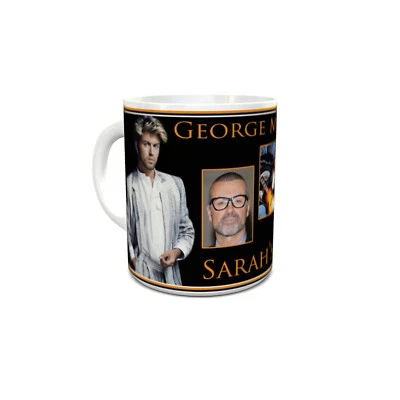 SUBRIGHT George Michael Personalised Mug Brand New Free Shipping within the UK
