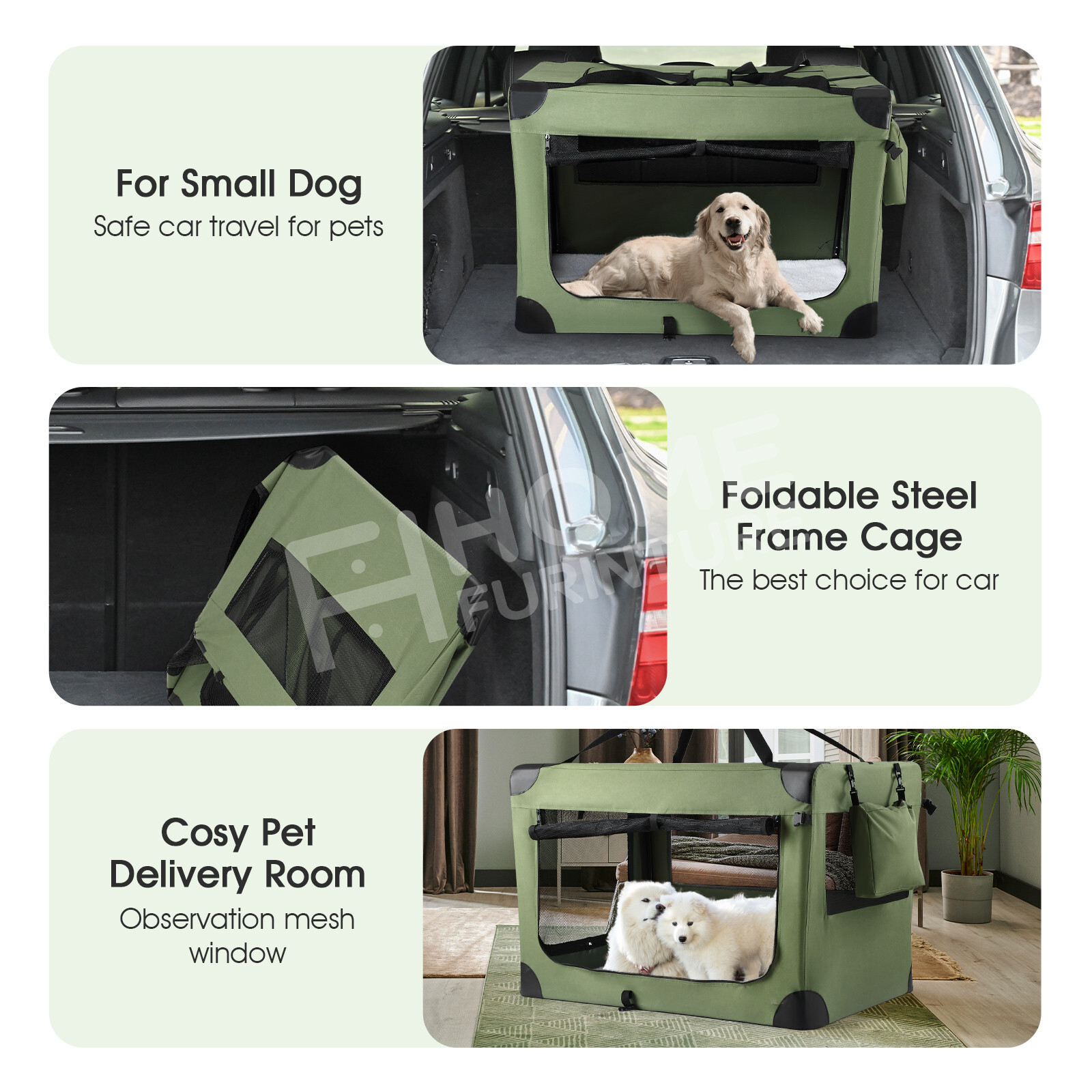 Pet Soft Dog Crate Kennel Cage Cat Travel Carry Bag Puppy Carrier Extra