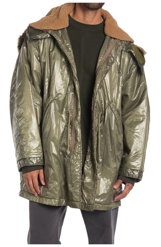 yeezy faux fur anorak jacket