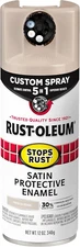 376879 Stops Rust Custom Spray 5-In-1 Spray Paint, 12 Oz, Satin French Beige