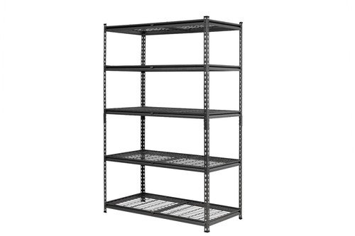 RHINO RACKING, Wire Shelving Unit, Black, Heavy Duty, 1000kg, 183x120x60cm - Picture 6 of 13