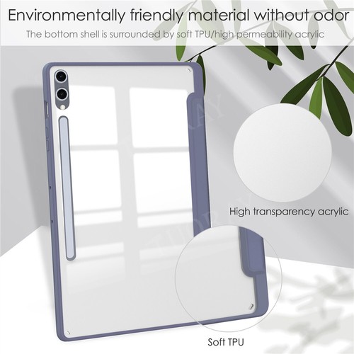 For Samsung Galaxy Tab S10 Plus S9 S9+ Plus S8 S7 Case Flip Leather Stand Cover - Afbeelding 44 van 71