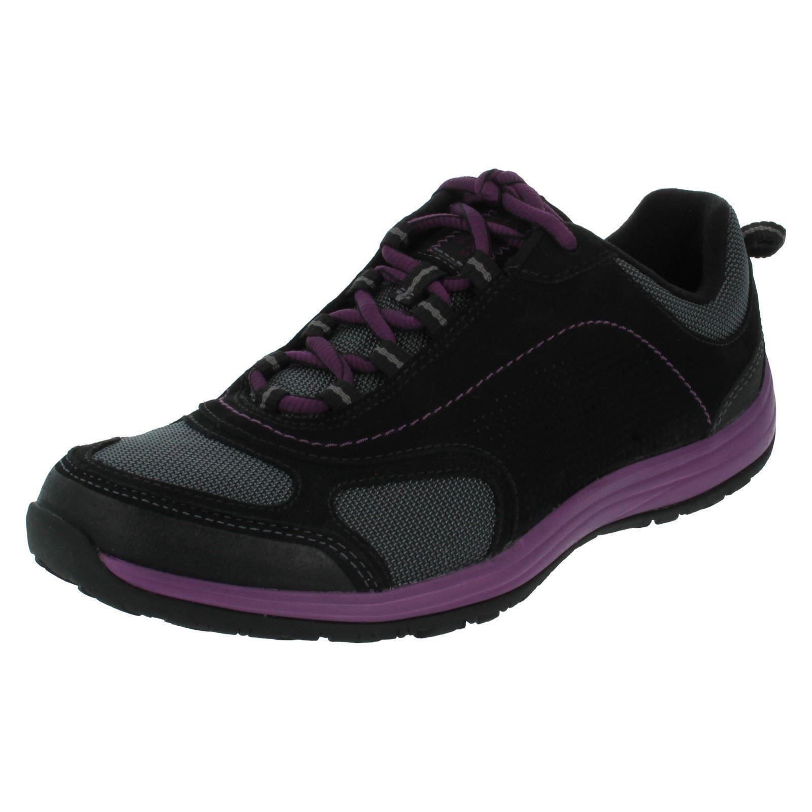 LADIES LADIES LADIES CLARKS NUBUCK LACE UP SPORTY FLEXIBLE WALKING TRAINERS chaussures INSET ROUTE 86f1f6 LADIES LADIES LADIES CLARKS NUBUCK LACE UP SPORTY FLEXIBLE WALKING TRAINERS chaussures INSET ROUTE 86f1f6