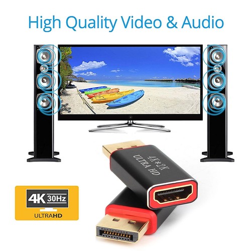 4K*2K DP Display Port To HDMI Adapter DisplayPort AV Converter For HDTV Monitor - Picture 14 of 16