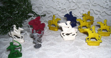 Mixture Toy Soldiers Set of 11 Cowboys Indians Soldiers