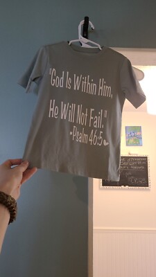 Toddler Guys T-Shirts -''God Is Within Him, He Will Not Fail.'' -Psalm 46:5