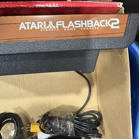Atari Flashback 2 Plug & Play Game Console System with 2 Controllers Tested READ