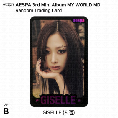 aespa MY WORLD カリナ b&nトレカ Aespa Karina My World Barnes & Noble USA Shop Limited Bonus