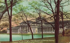 Postcard Jackson Park Chicago Field Museum of Natural History Illinois IL DB