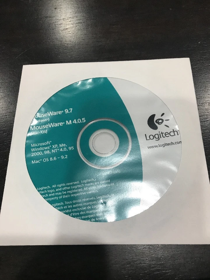 Installation Guide / CD De Logiciel: Logitech sans Fil Souris Optique - Photo 2/2