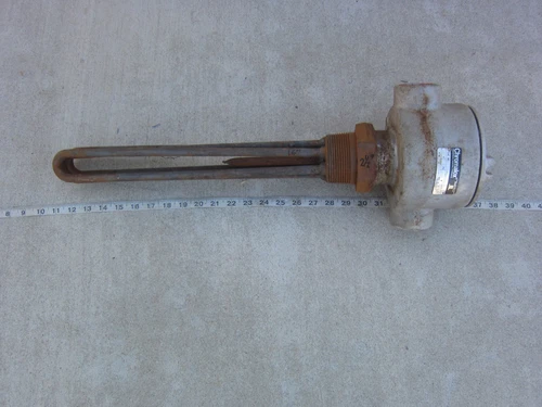 Chromalox ARMTO-3XX2T1 120V 1600W Immersion Heater, Used