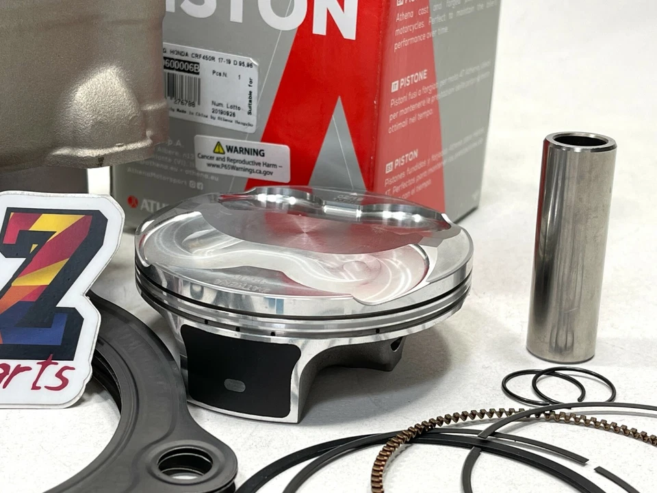 09-15 Kawasaki KX450F KX 450F Stock Bore ATHENA Piston Cylinder Top End Rebuild - Image 2 of 2