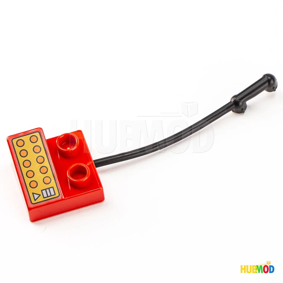 正品乐高 Duplo 红色用具电话有线 6489 娃娃屋迷你 — 第 2/4 张图片