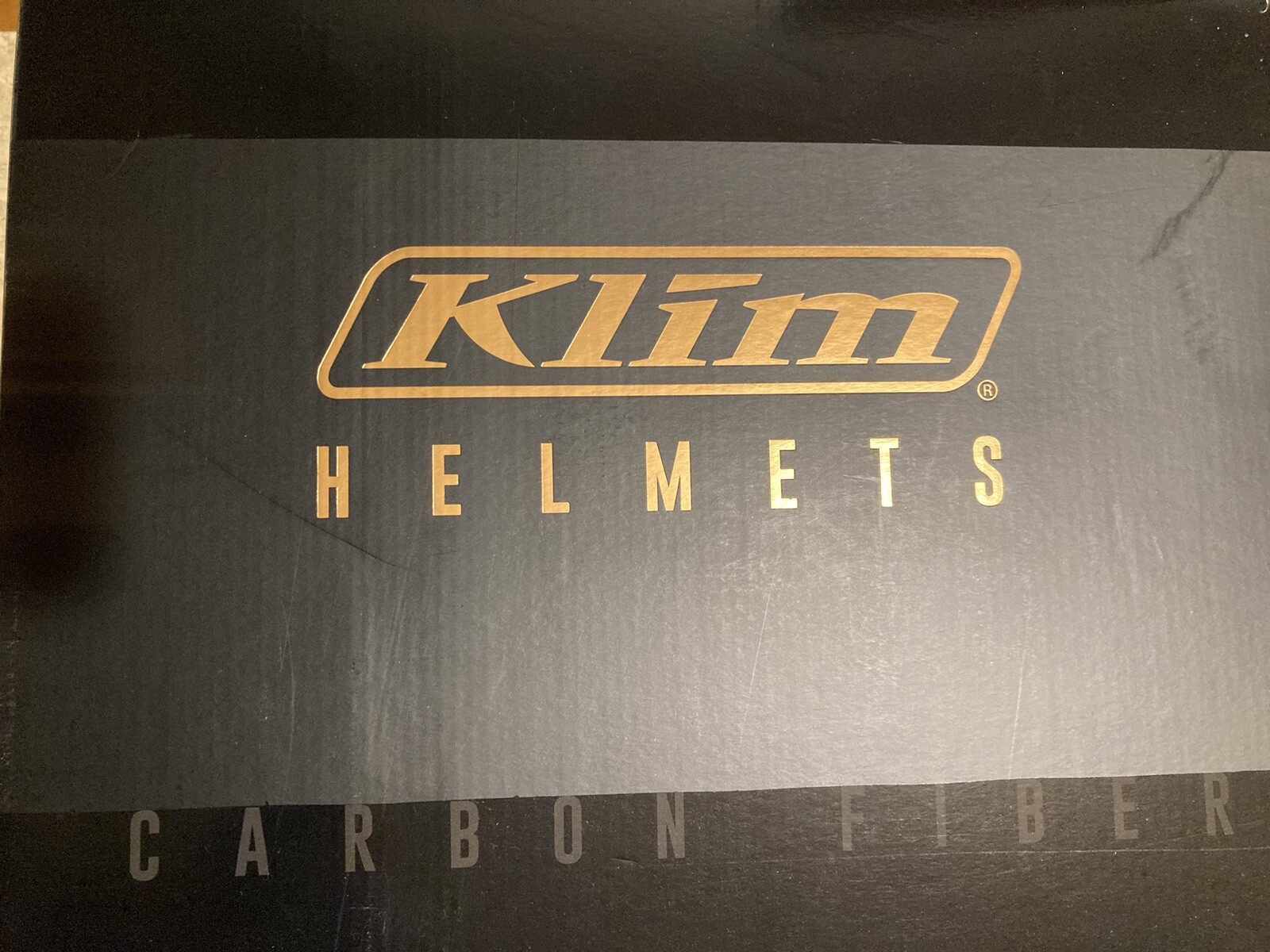 New Klim Krios Gloss White Carbon Adventure Helmet Size M