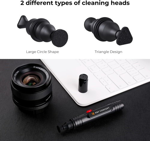 K&F Concept Lens Cleaning Brush Pen Double-Sided with Soft Brush for DSLR Camera - Picture 7 of 9