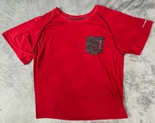 AND1 Shirt Adult 2XL Red Short Sleeve Athletic Crew Neck Pullover Men’s