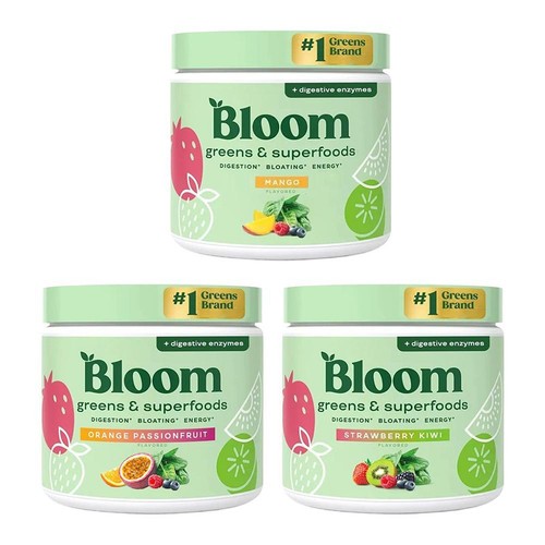 Bloom Nutrition Super Greens Powder Smoothi-e Juice Mix - Probiotics for Digest - Imagen 5 de 13
