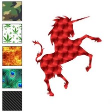Unicorn, Vinyl Decal Sticker, 40 Patterns 3 Sizes, 710
