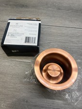 Signature Hardware 3-1/2" Brass Kitchen Deep Garbage Disposal Flange 482755