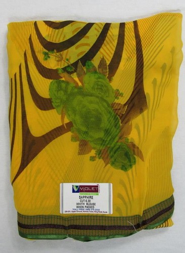 Hermoso sari indio étnico con blusa sin coser. Nuevo en pack #DD104 - Imagen 2 de 3
