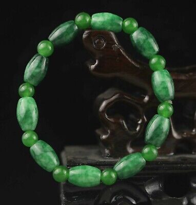 Beautiful China jade Chinese natural jade beads bracelet