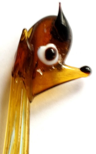 Vintage Murano Hand-Blown Glass Figurine: The Giraffe Circa. 1960's. - Imagen 3 de 5