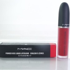 NEW IN BOX MAC Powder Kiss Liquid Lipcolour lipstick Make It Fashun 986