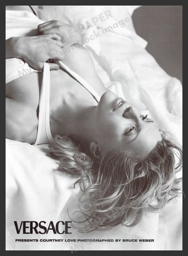 Versace 1990s Print Advertisement (5 page) 1998 Bruce Weber Courtney Love - Picture 11 of 11