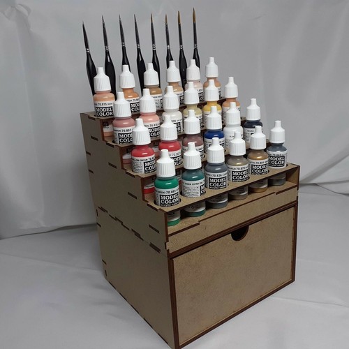 Vallejo Gemälderegal Paint Rack 1 Deep Drawer Storage Army Painter Wargame - Bild 2 von 6