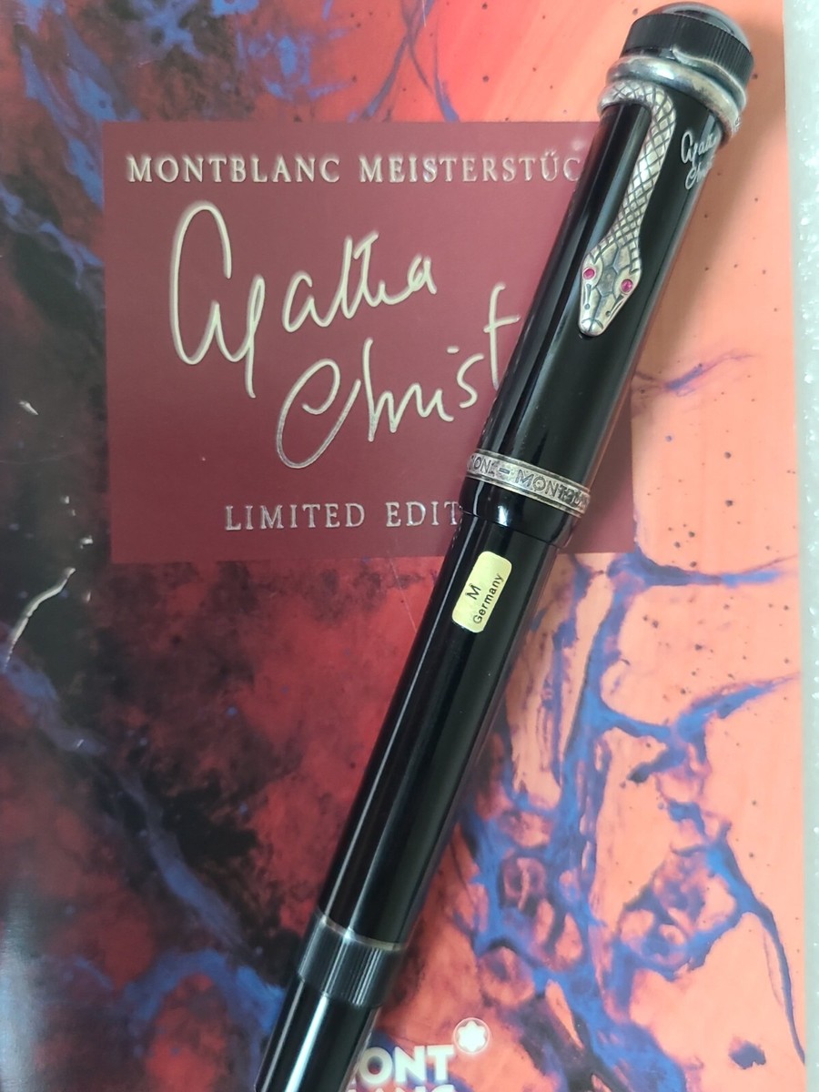 Montblanc Agatha Christie Limited Edition Fountain Pen, 18K, M Nib