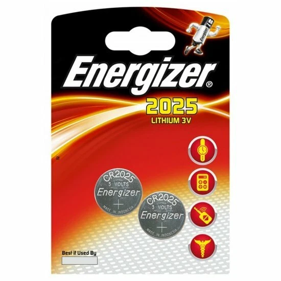 ENVOI SOUS SUIVI Energizer 4 Piles Lithium CR2025 2025 3 V