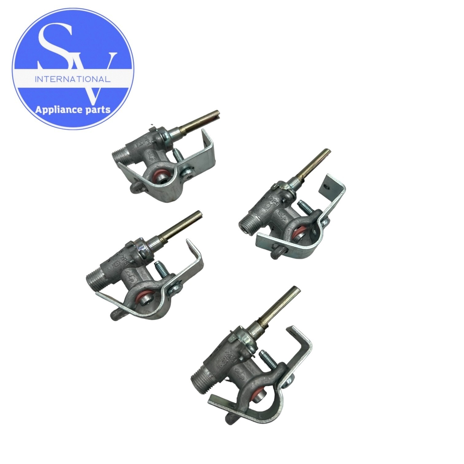 Whirlpool Range Oven Burner Valve Set of 4 W10814916 W10861716 W11105201-image