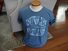 Guinness Dublin Ireland T Shirt Men's Size X-Large Heathered Blue XL 100 Cotton