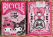 Bicycle My Melody/Kuromi playing cards