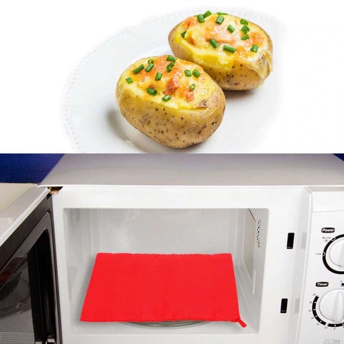 Kartoffeltasche für Mikrowelle Kartoffelbeutel Kartoffelsack Dampfgarer schnell - Bild 6 von 7